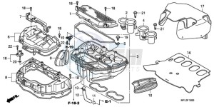 CBR1000RA9 France - (F / ABS CMF HRC MKH MME) drawing AIR CLEANER