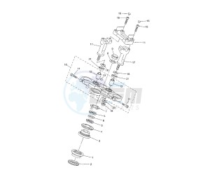 FZ1 1000 drawing STEERING