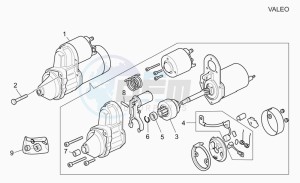 California 1100 EV PI Cat. Alum./Tit. PI Cat. drawing Starter motor