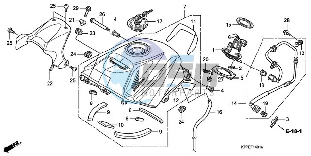 FUEL TANK (CBR125RW7/RW9/RWA)