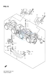 GSF-1250S ABS BANDIT EU drawing THROTTLE BODY