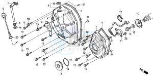 CBR600F drawing RIGHT CRANKCASE COVER