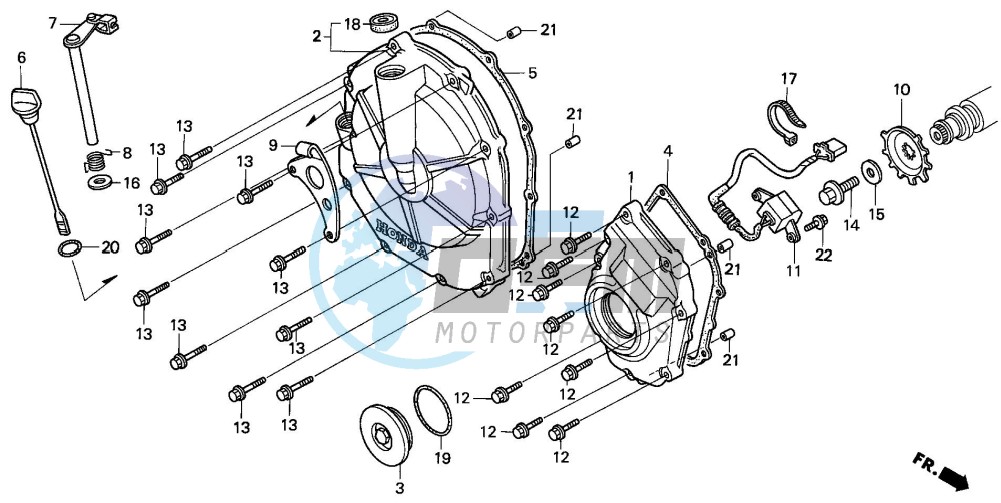 RIGHT CRANKCASE COVER