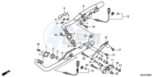 VT750CA9 Australia - (U / SPC) drawing EXHAUST MUFFLER