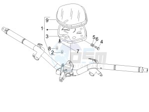 Liberty 50 2t moc drawing Meter combination - Cruscotto