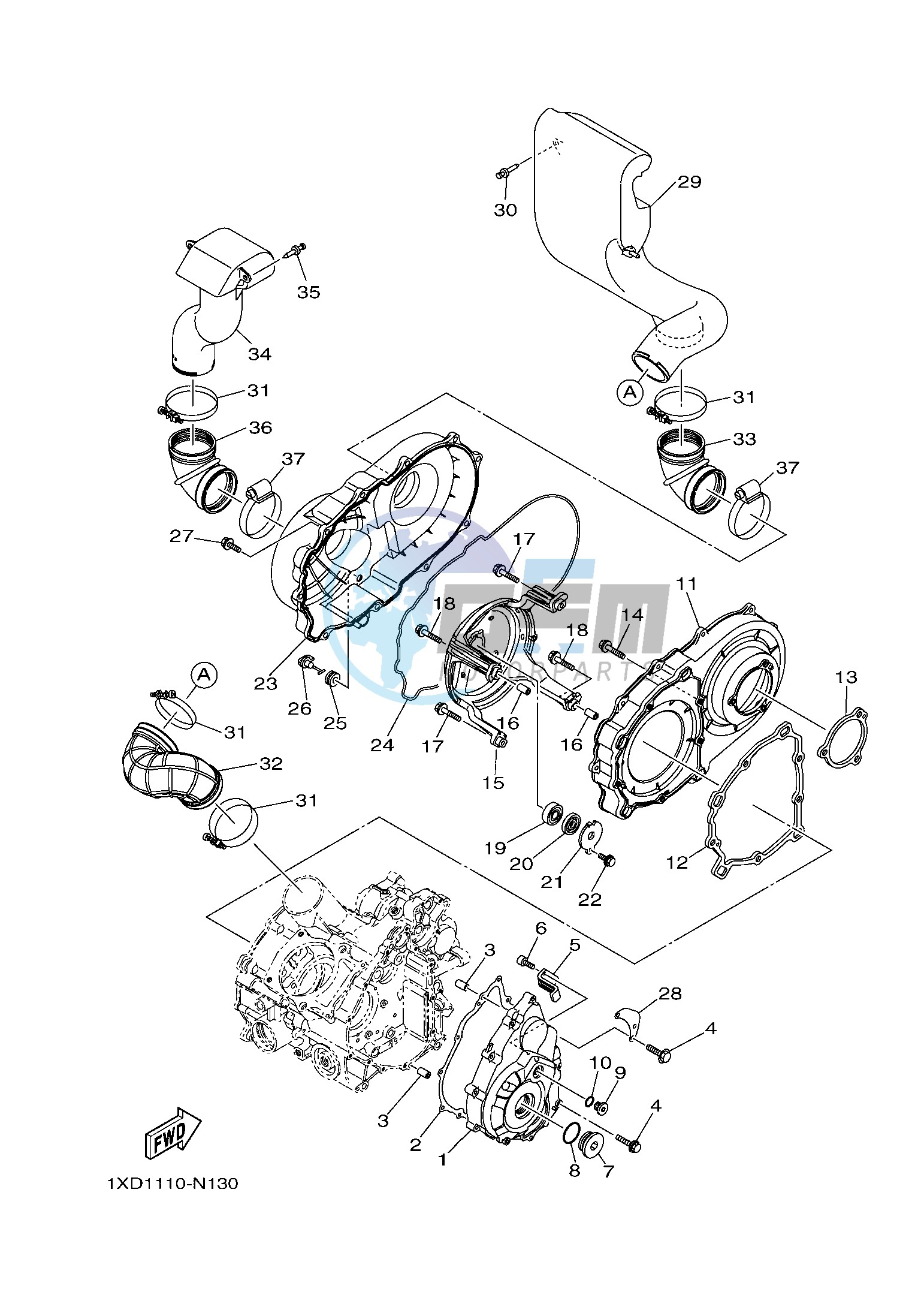 CRANKCASE COVER 1