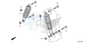 TRX420FAD TRX420 Europe Direct - (ED) drawing FRONT CUSHION