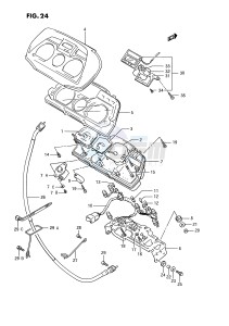 GSX1100 (E2) drawing SPEEDOMETER