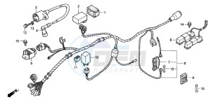 CG125 drawing WIRE HARNESS (2)