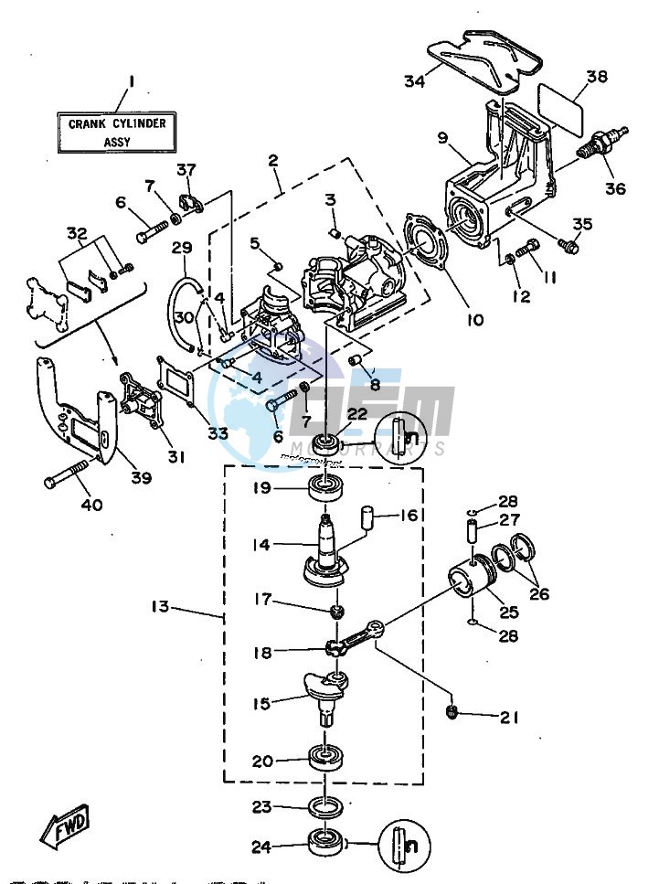 CYLINDER--CRANKCASE