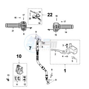 VCLIC BAEVP drawing BRAKE SYSTEM - BRAKE DISC D160