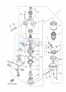 F200BETX drawing STARTER-MOTOR