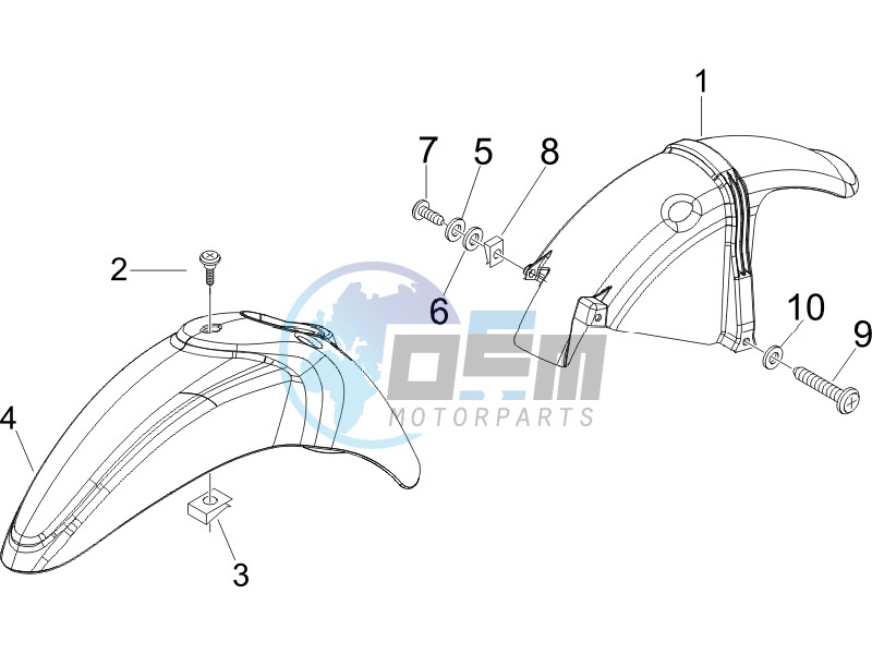 Wheel housing - Mudguard