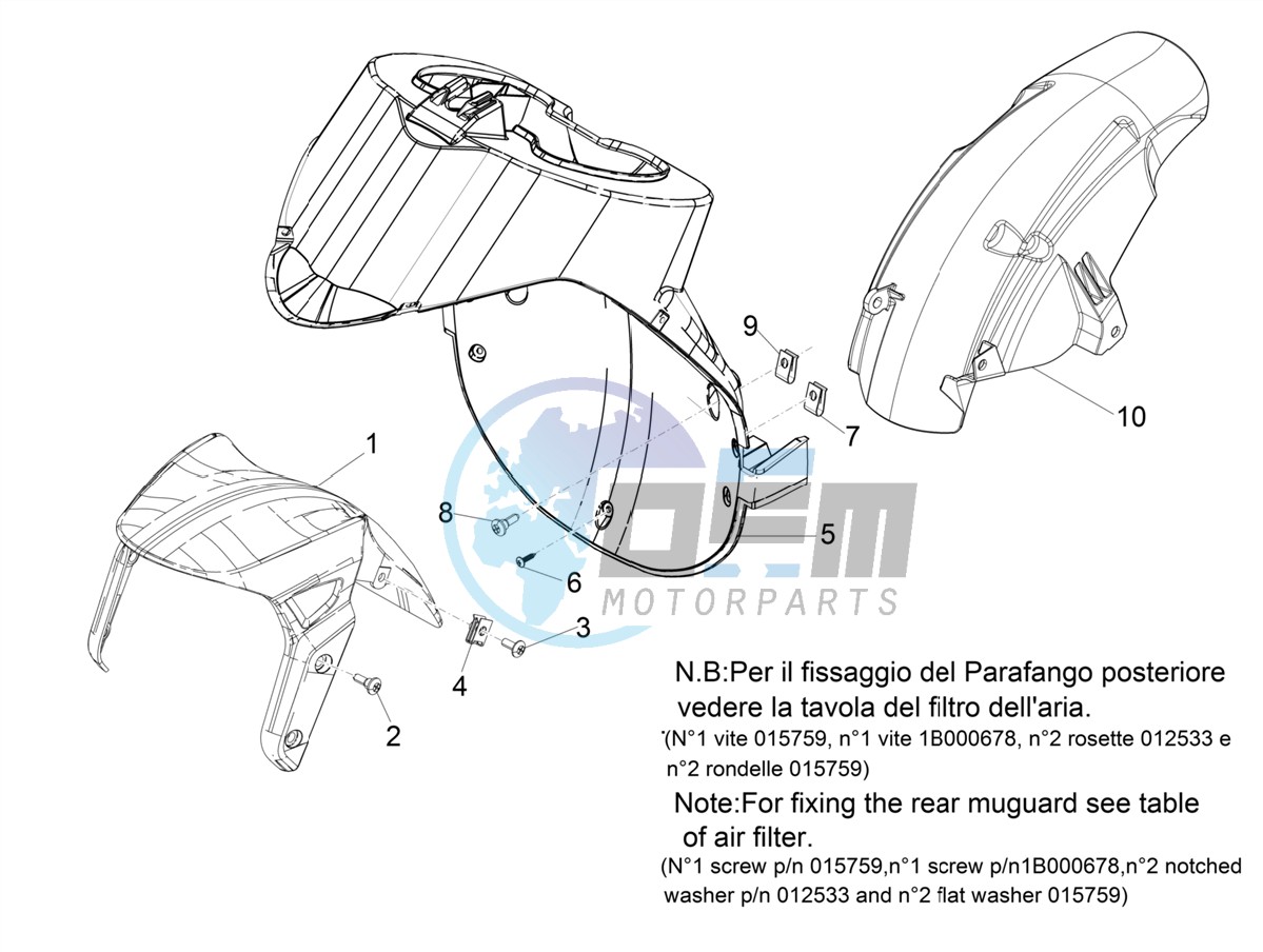 Wheel housing - Mudguard