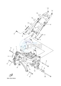 MTM850 MTM-850 XSR900 (B90A) drawing FRAME