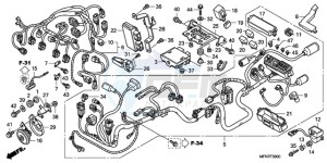 CB1000RAA E / ABS MPH drawing WIRE HARNESS