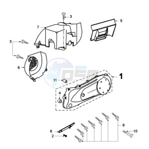 VIVA 2 RMO drawing RMO CRANKCASE COVERS