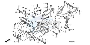 CB600FA3A Europe Direct - (ED / ABS ST 25K) drawing EXHAUST MUFFLER