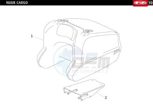 NUUK-CARGO-4-8-5-KW-WHITE 0 drawing REAR TOP CASE