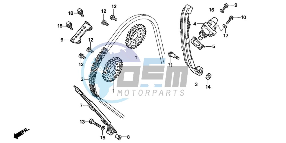 CAM CHAIN/TENSIONER