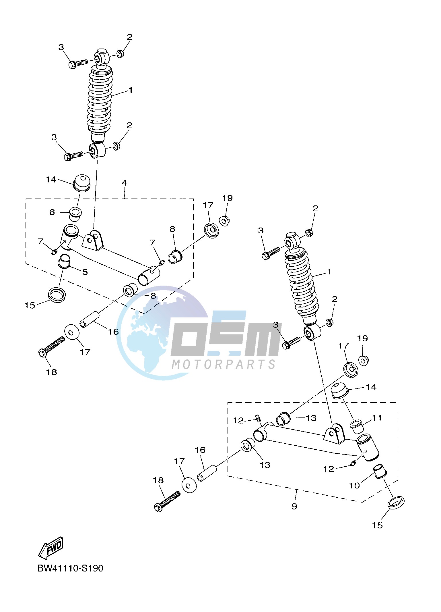 FRONT SUSPENSION & WHEEL