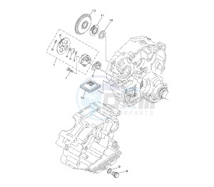 XT R BRA 125 drawing OIL PUMP