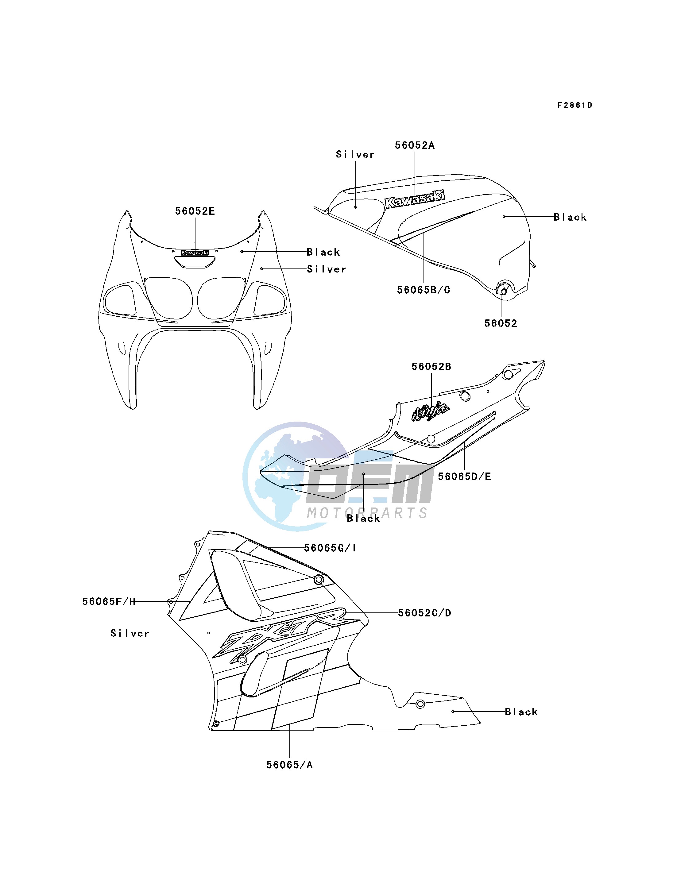 DECALS-- SILVER_BLACK- --- ZX750-P7- -