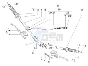 Runner 50 Pure Jet SC drawing Handlebars - Master cilinder