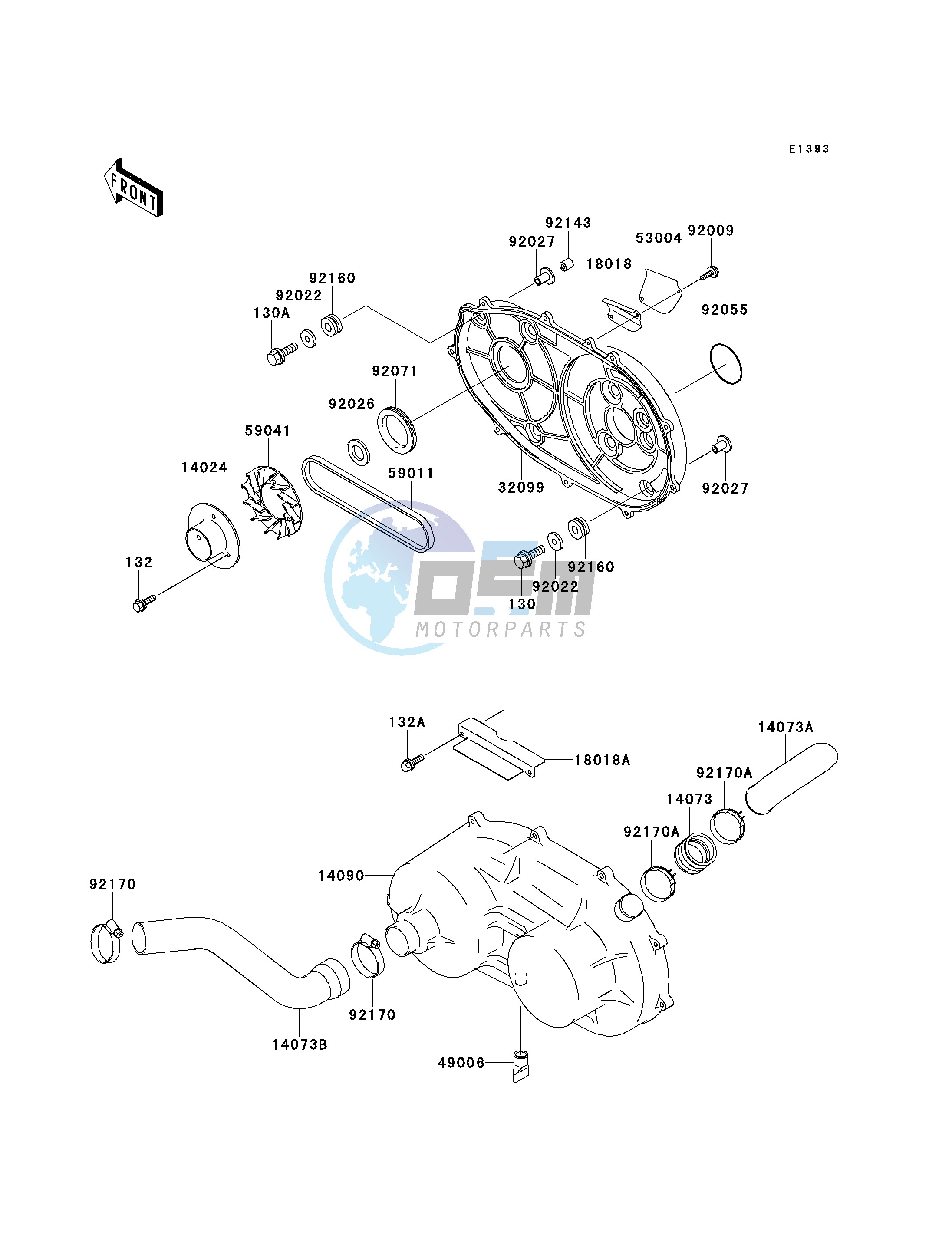 CONVERTER COVER_DRIVE BELT