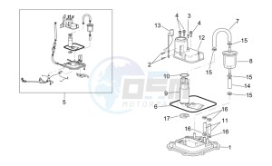 RSV 2 1000 SP drawing Fuel pump I