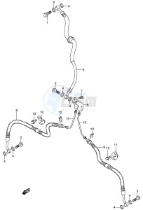 LT-F500F (E3-E28) drawing FRONT BRAKE HOSE