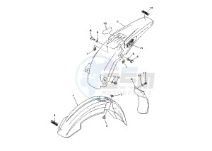 YZ F 250 drawing FENDER