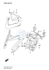 GSX-S1000F ABS EU drawing HEADLAMP HOUSING