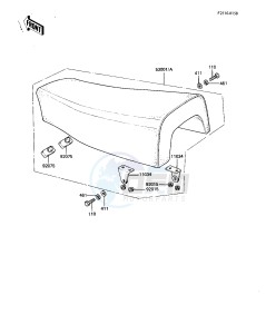 KDX 80 B [KDX80] (B2-B3) [KDX80] drawing SEAT