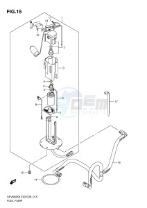 SFV650 (E3-E28) Gladius drawing FUEL PUMP