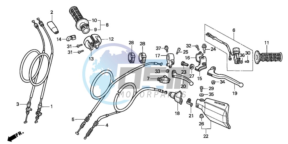 HANDLE LEVER/SWITCH/ CABLE (CM)