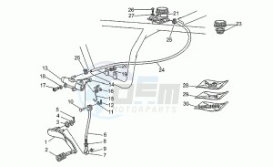 Targa 750 drawing Rear master cylinder