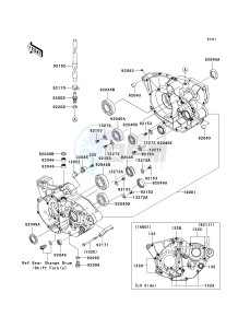 KX 250 W [KX250F MONSTER ENERGY] (W9FA) W9FA drawing CRANKCASE