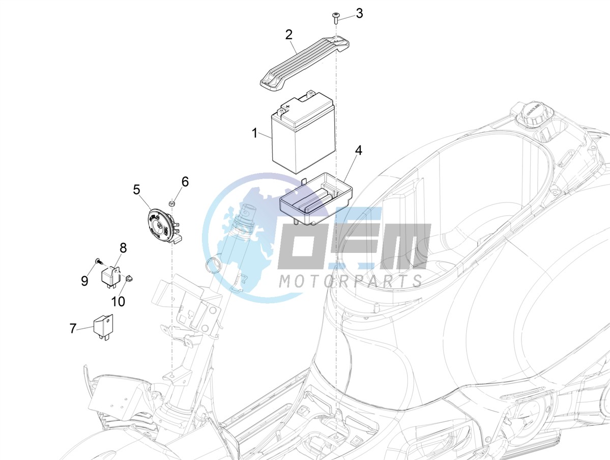 Remote control switches - Battery - Horn