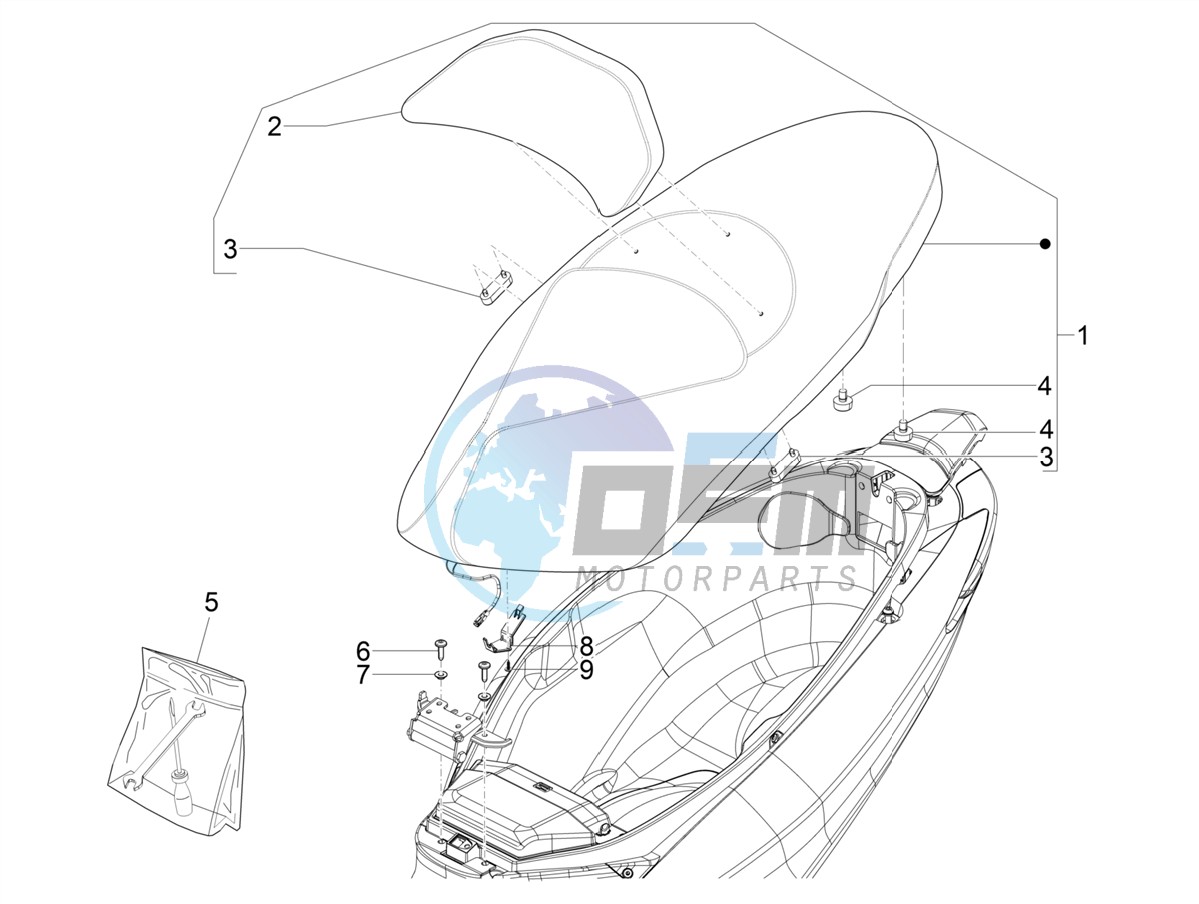 Saddle/seats