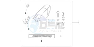 CBR1000RA9 Australia - (U / ABS MME) drawing HUGGER PEARL SIREN BLUE