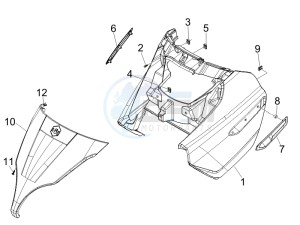 X7 250 ie Euro 3 drawing Front shield