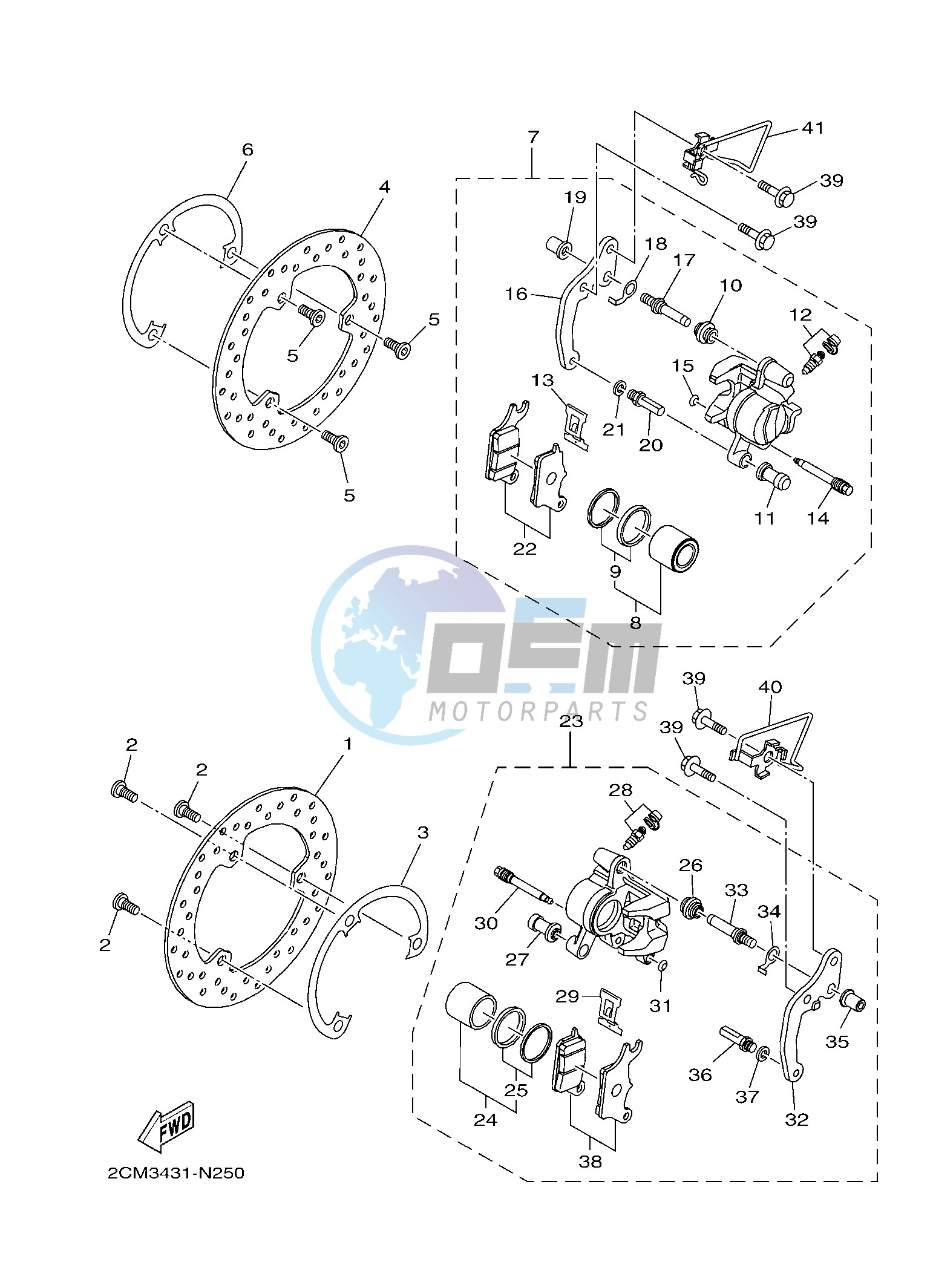 FRONT BRAKE CALIPER