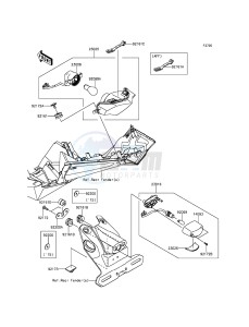 NINJA 250SL BX250AGFA XX (EU ME A(FRICA) drawing Taillight(s)