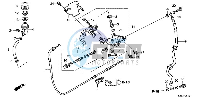 BRAKE MASTER CYLINDER (CBS)