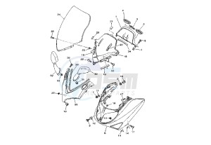 XP T-MAX ABS 500 drawing FRONT BODY