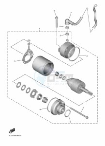 YZF600W YZF-R6 (BN6U) drawing STARTING MOTOR