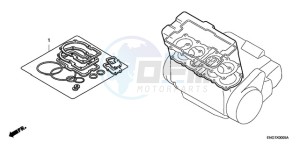 CBR1000RR9 Europe Direct - (ED / MME) drawing GASKET KIT A