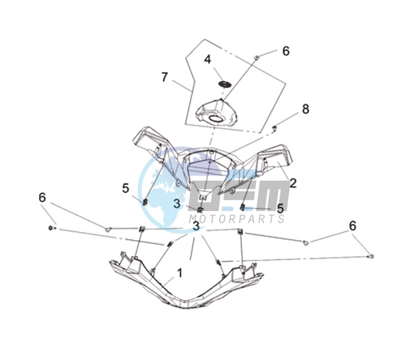 HANDLEBAR /  HANDLEBAR COVER  F/R