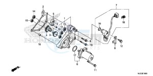 NC750JF Vultus - NC750J Europe Direct - (ED) drawing REDUCTION GEAR